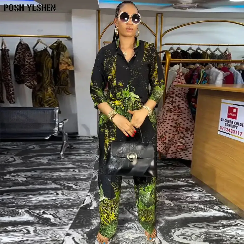 African 2-Piece Pants Sets – Women's Outfit