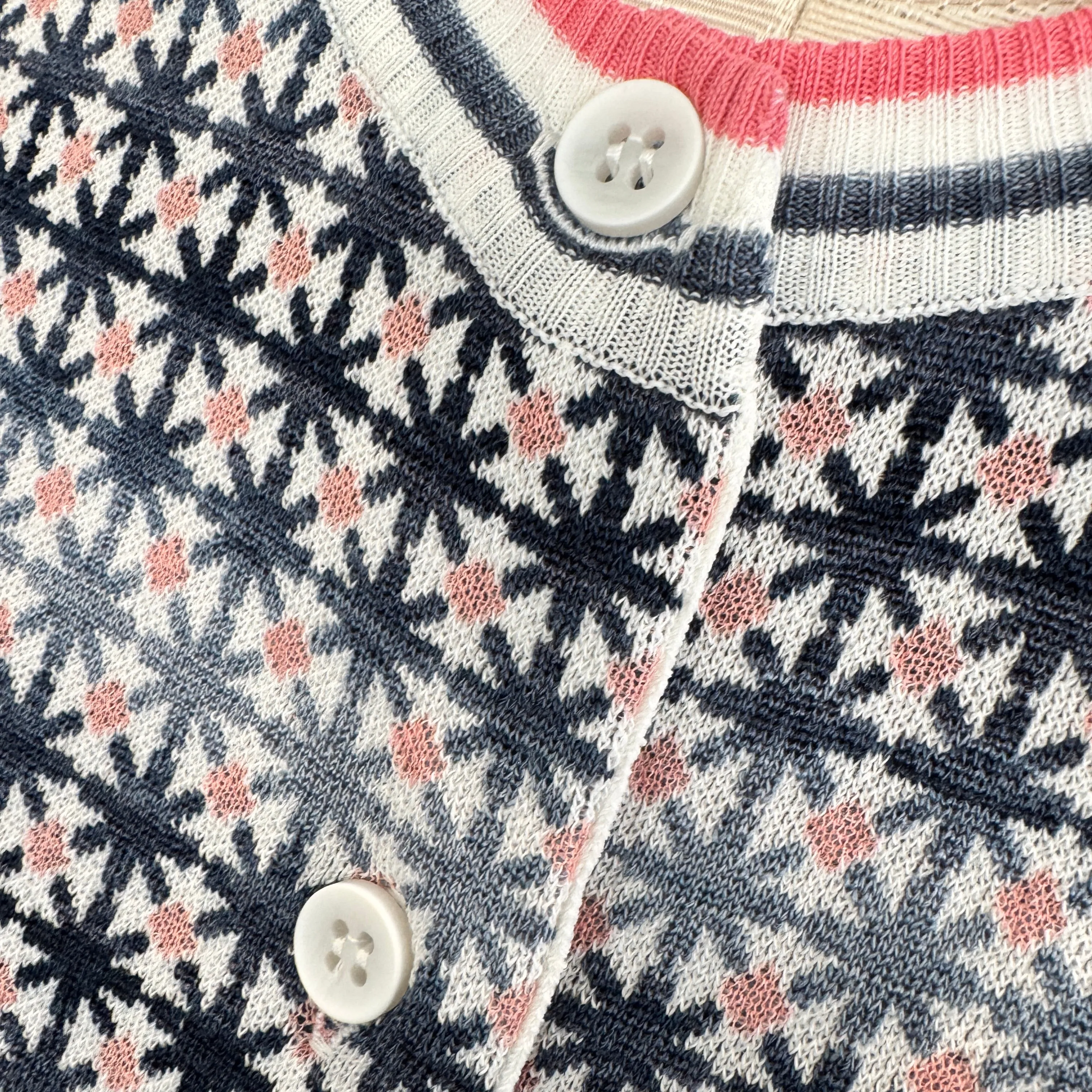 Aldo Martins Cook Knit Cardigan Navy Star
