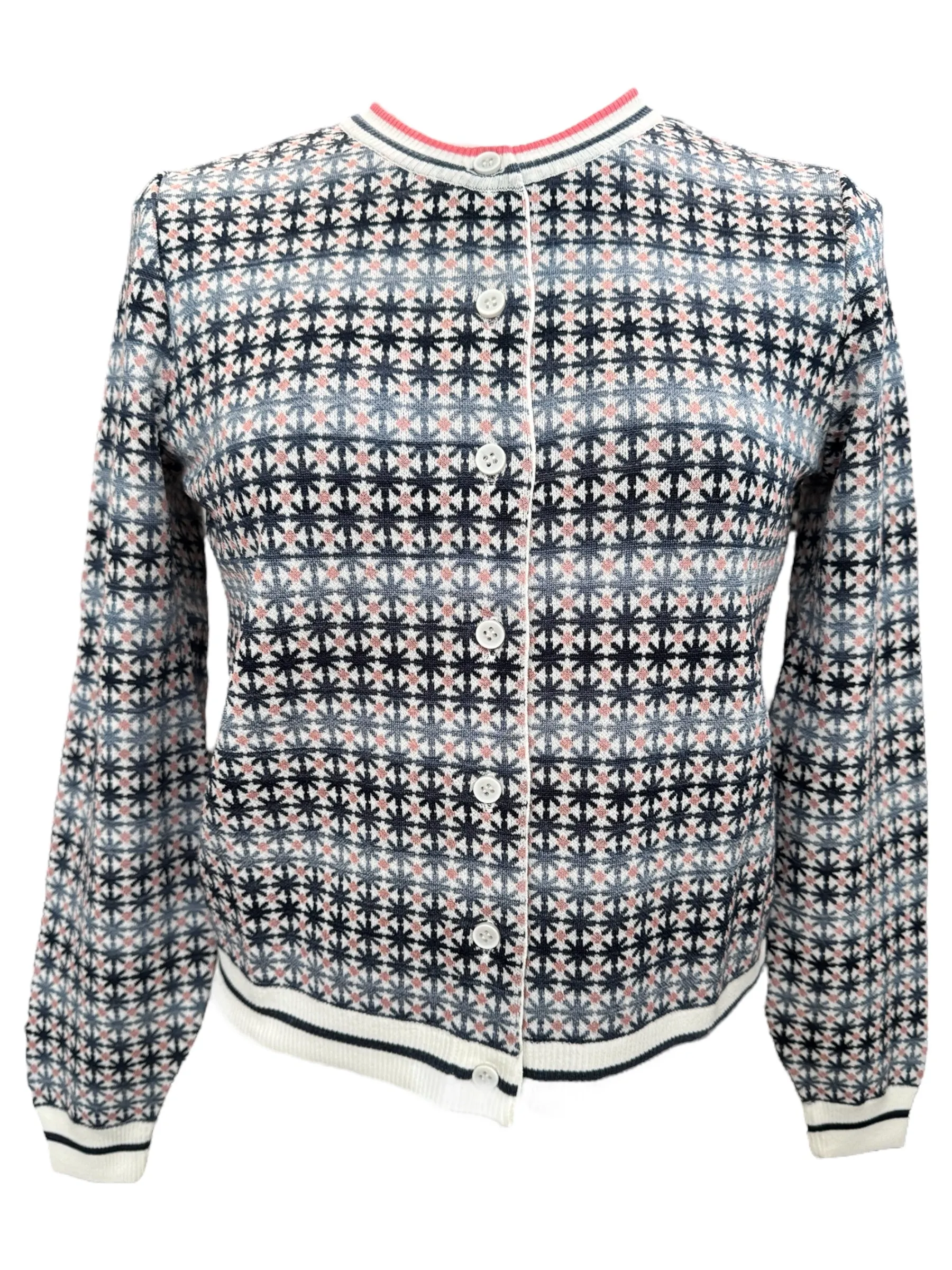 Aldo Martins Cook Knit Cardigan Navy Star