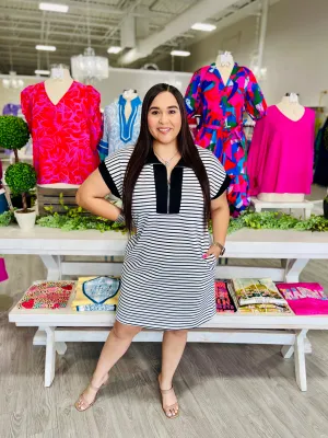 AUDRA STRIPE DRESS