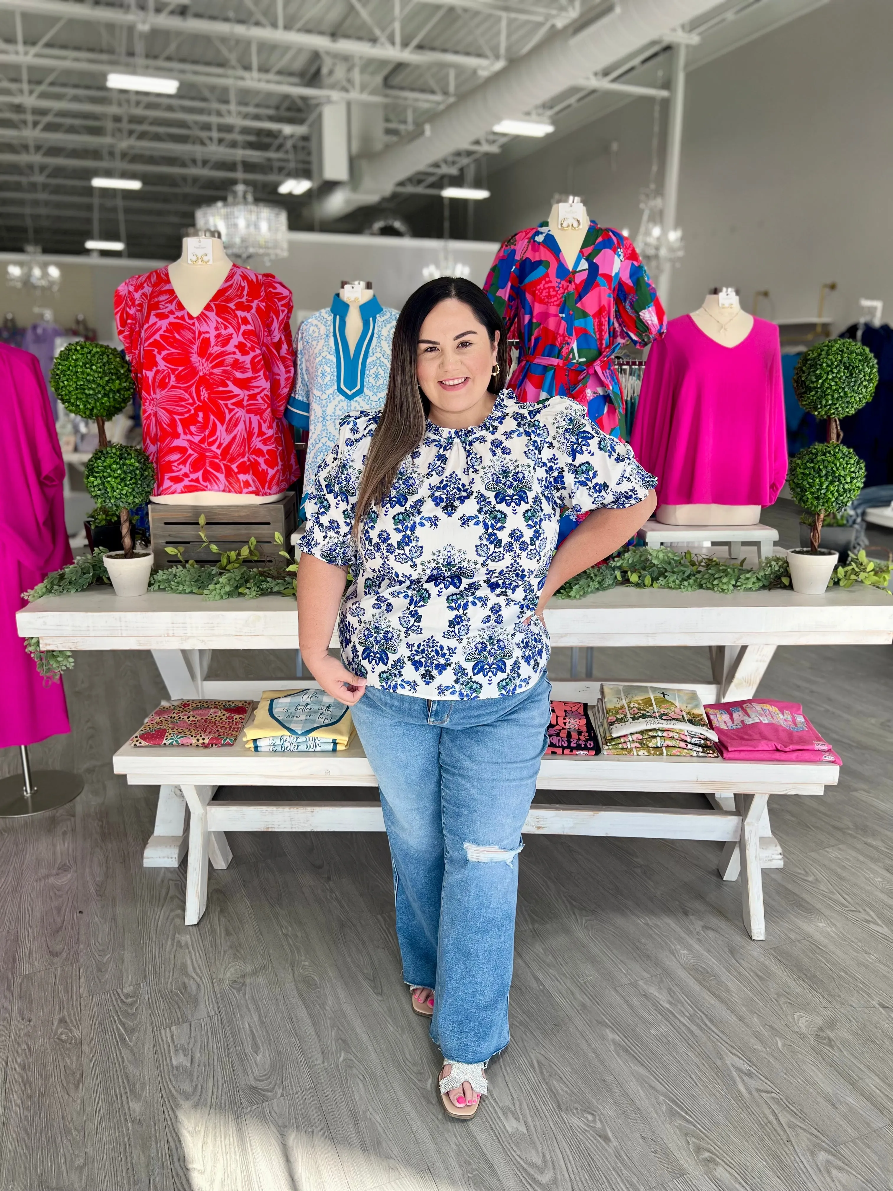 BIANCA FLORAL TOP