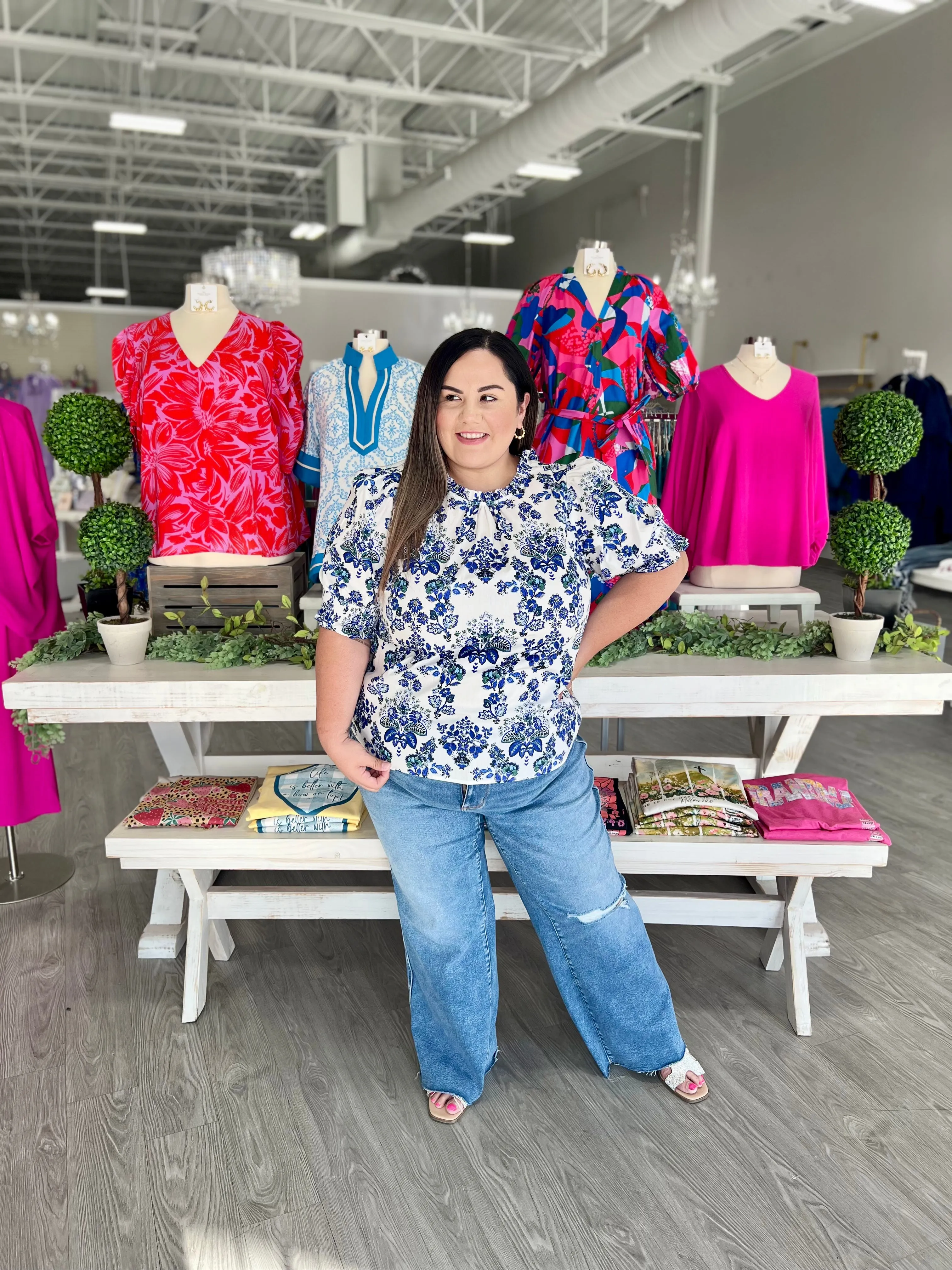 BIANCA FLORAL TOP