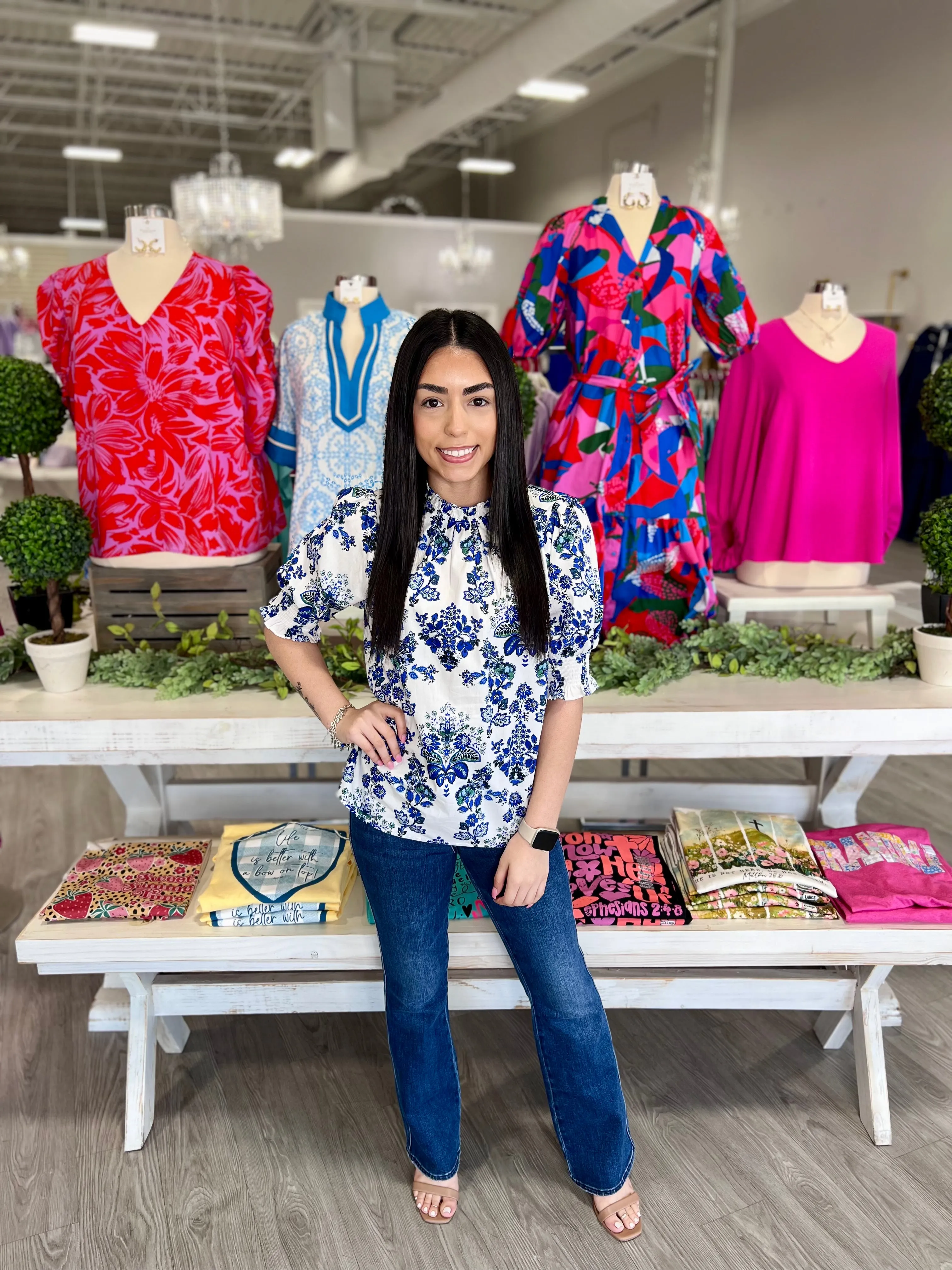 BIANCA FLORAL TOP