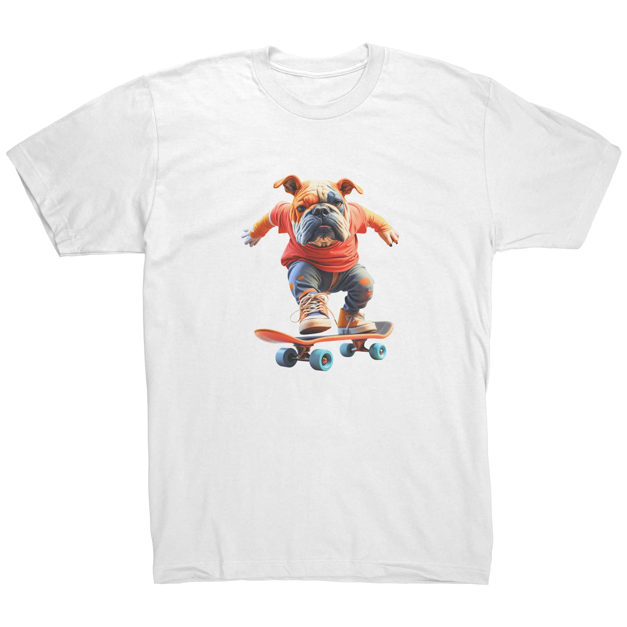 Bulldog Skateboarding American Apparel Mens Shirt