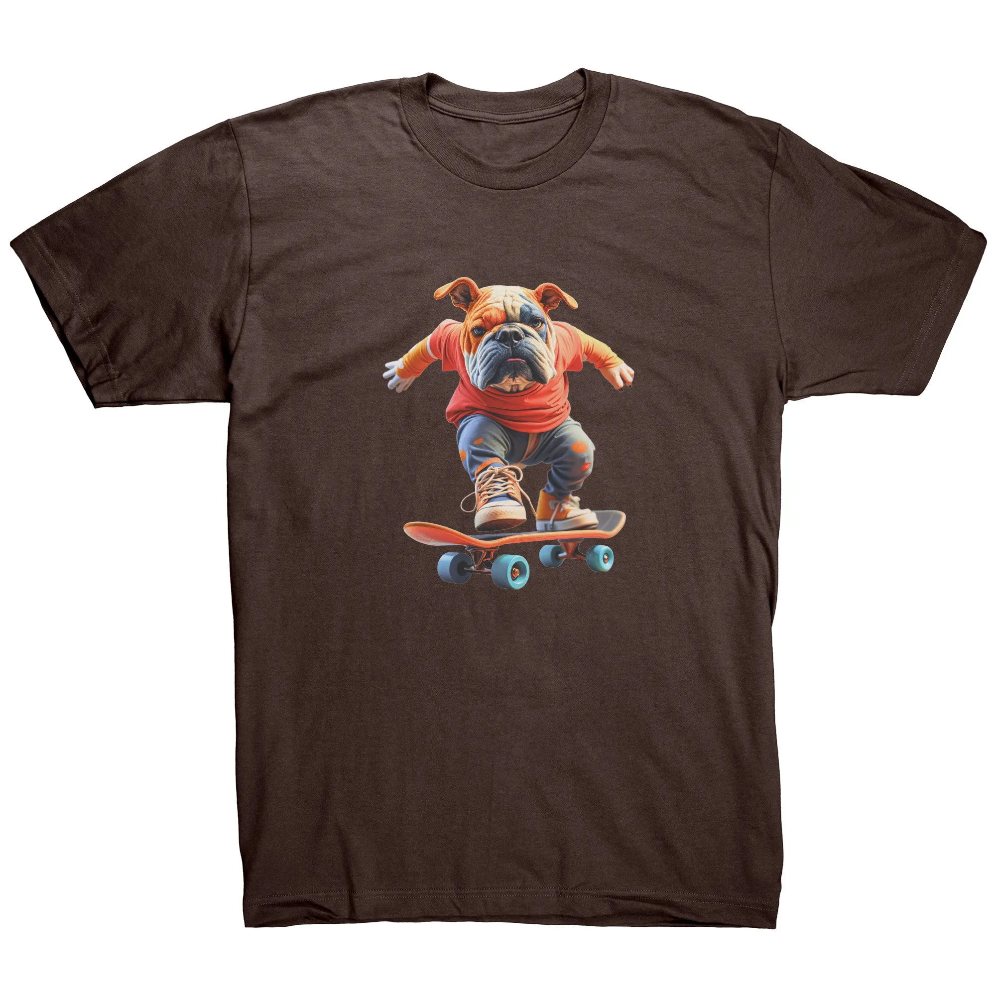 Bulldog Skateboarding American Apparel Mens Shirt