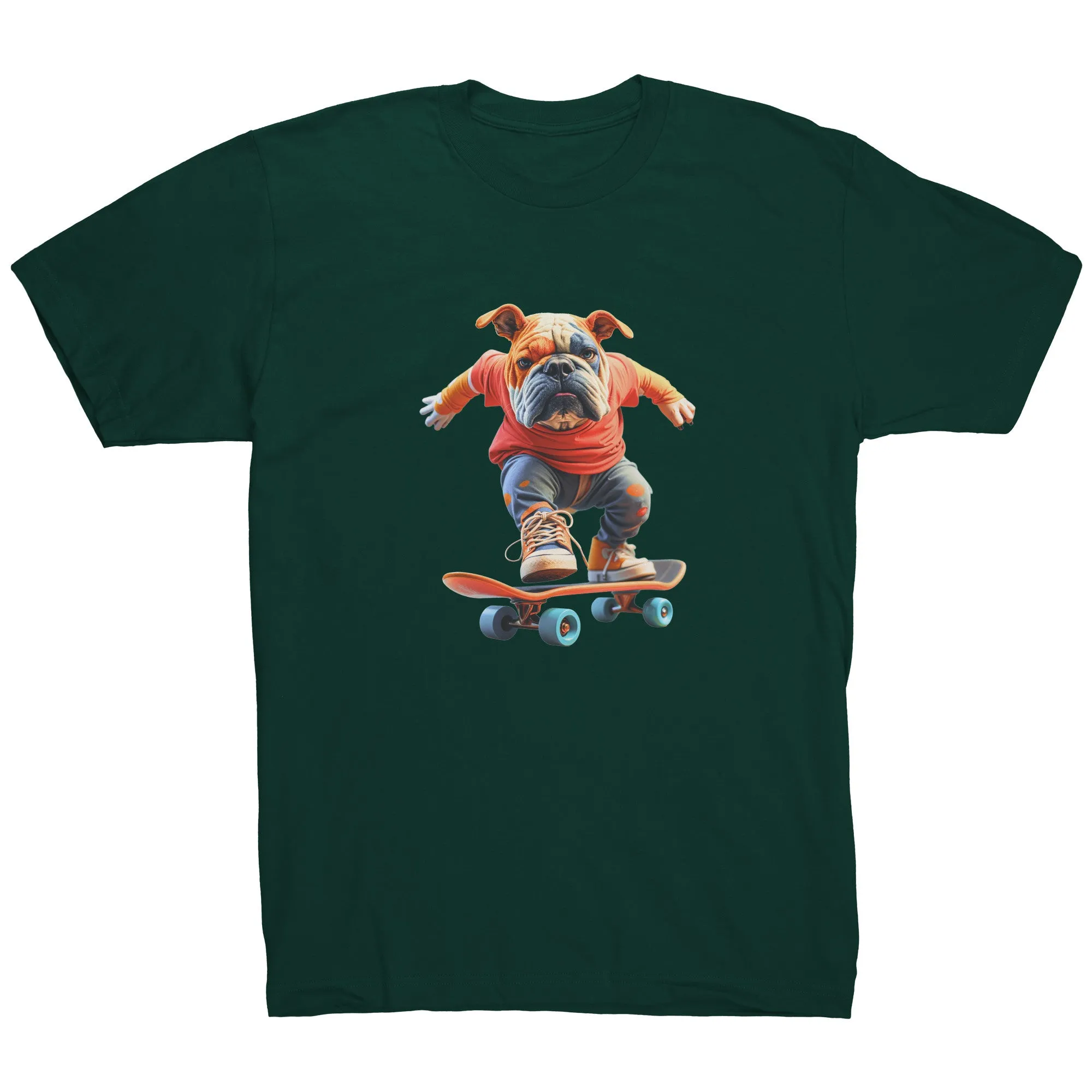 Bulldog Skateboarding American Apparel Mens Shirt
