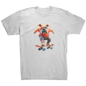 Bulldog Skateboarding American Apparel Mens Shirt