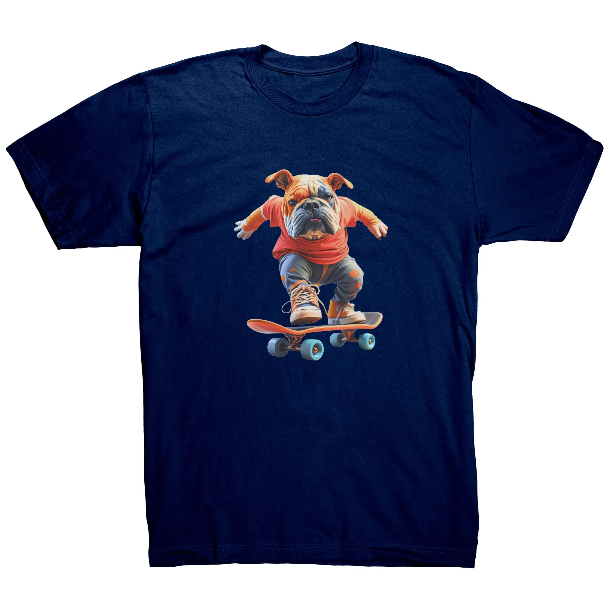 Bulldog Skateboarding American Apparel Mens Shirt