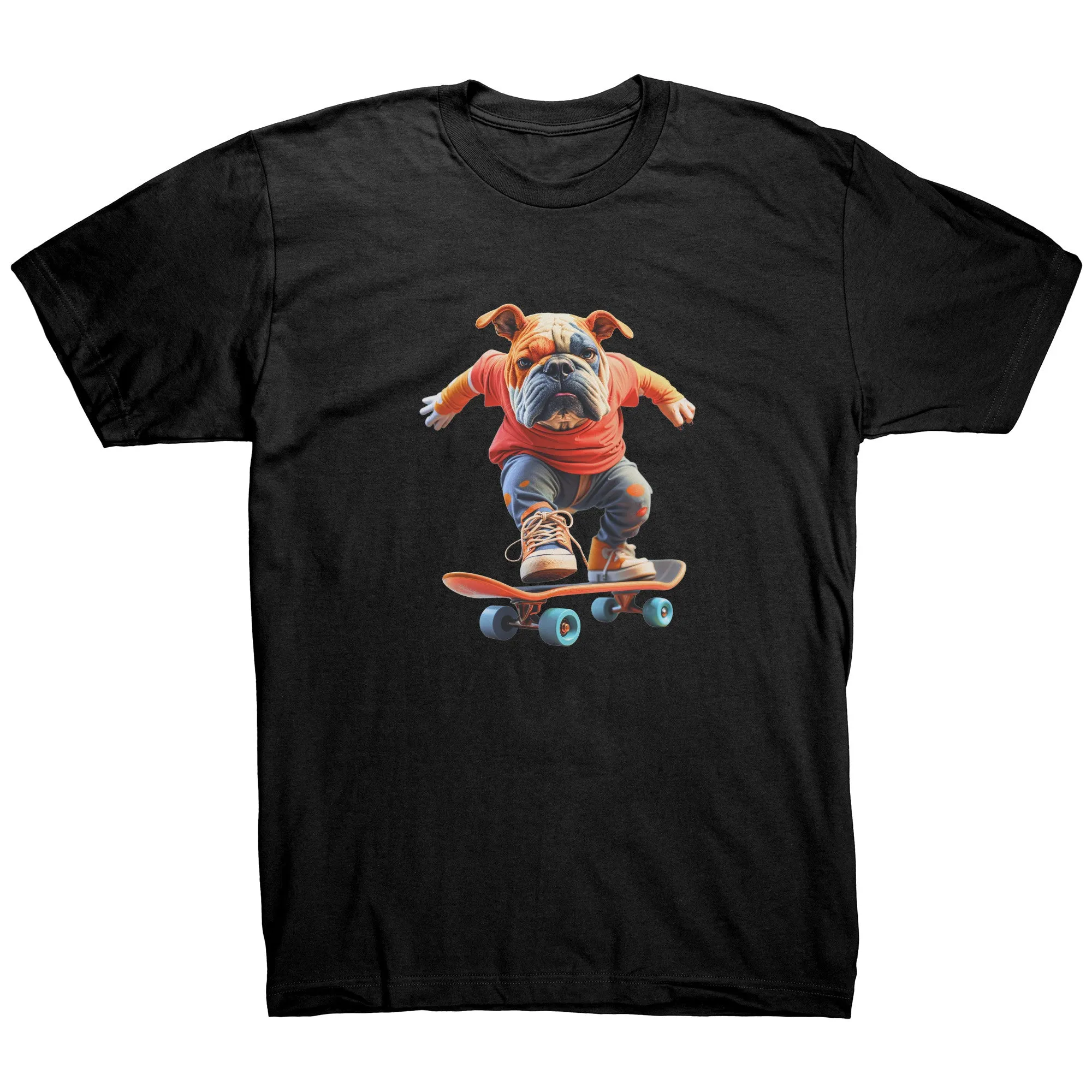 Bulldog Skateboarding American Apparel Mens Shirt