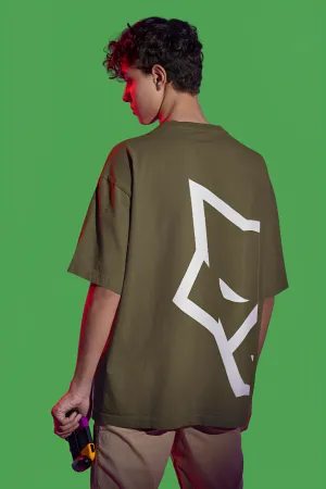 Bwolves Men's Bronze Olive Oversized Tee - A Chic and Comfortable Essential
