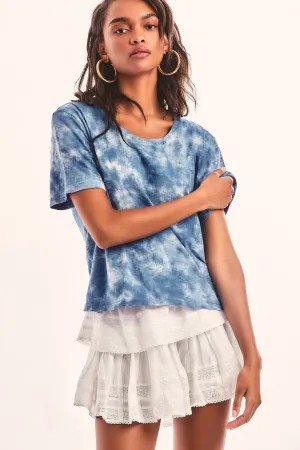 Calix Tee- INDIGO HAND DYE Calix Tee- INDIGO HAND DYE