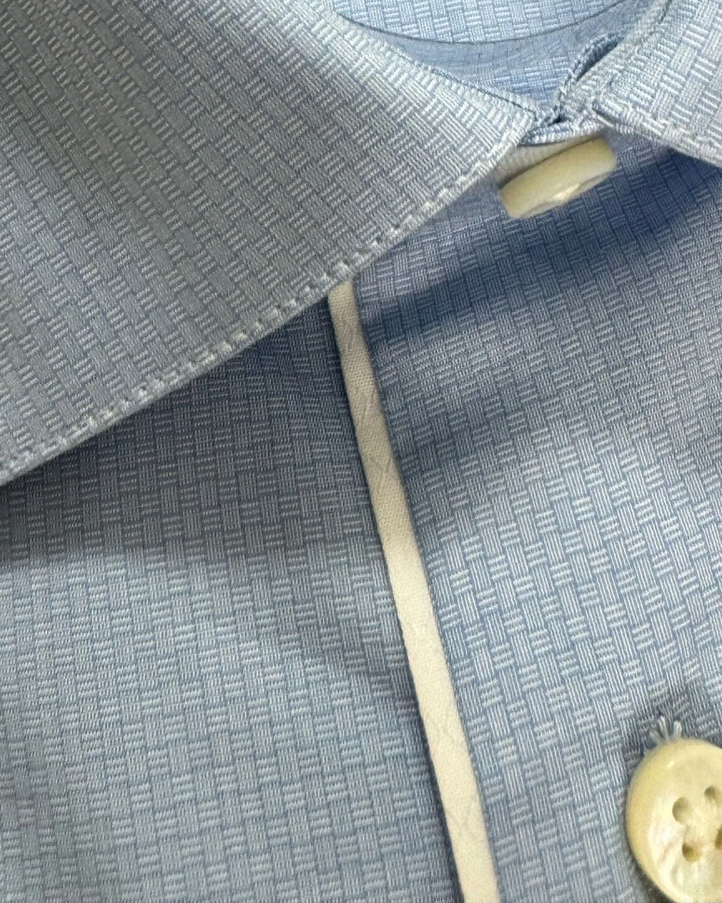Canali Dress Shirt Exclusive Blue Design - Modern Fit 39 - 15 1/2 SALE