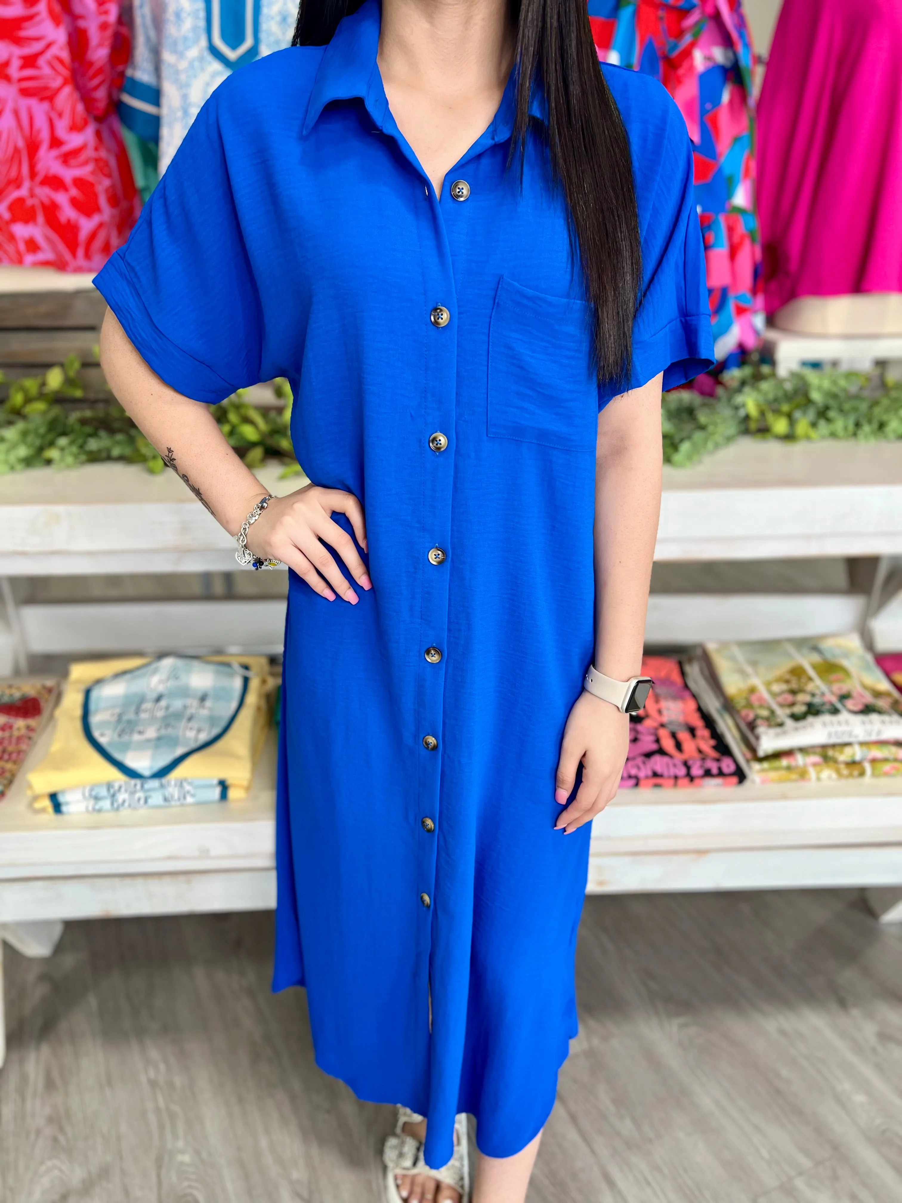 CASEY ROYAL BLUE DRESS