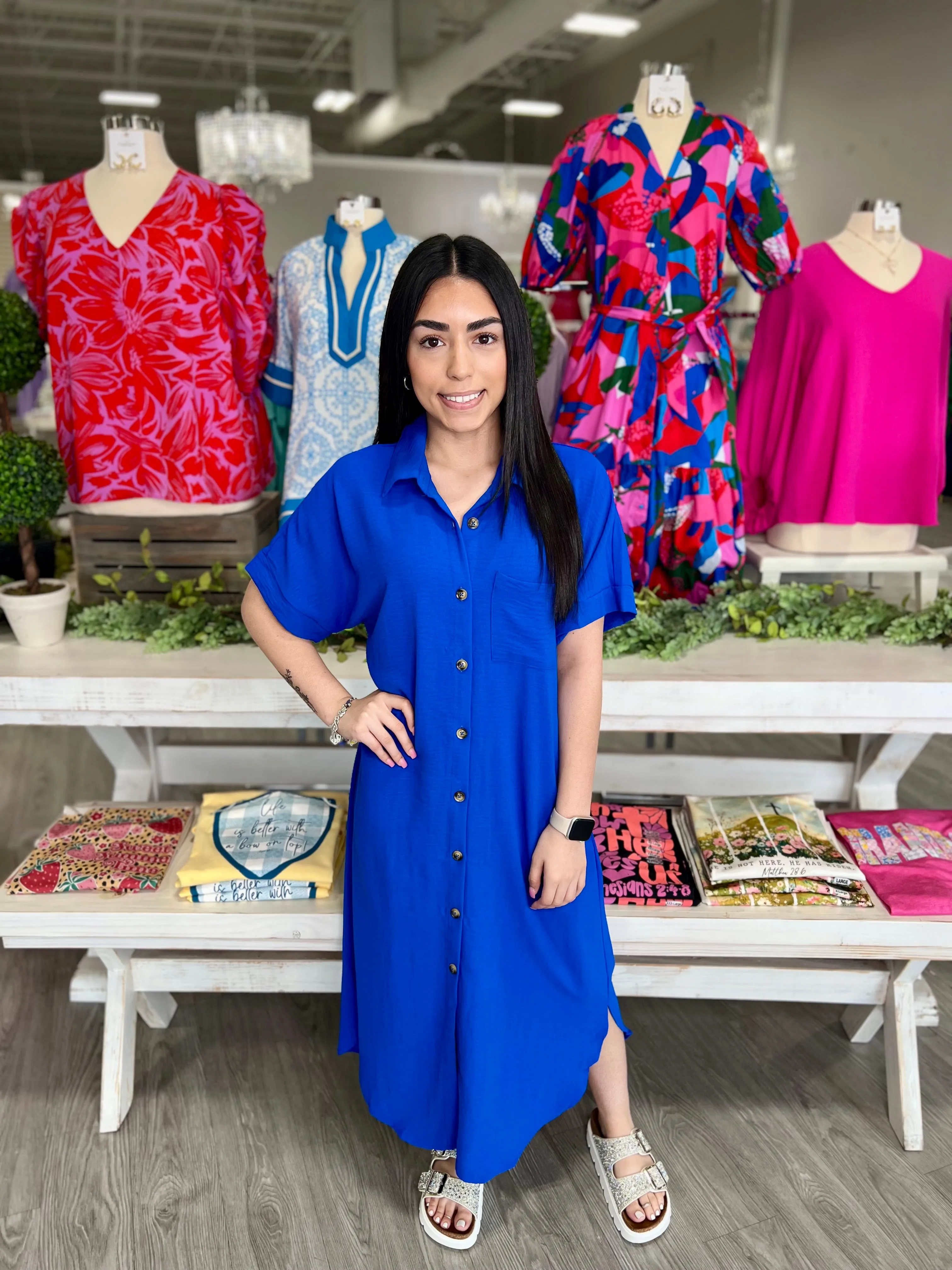 CASEY ROYAL BLUE DRESS