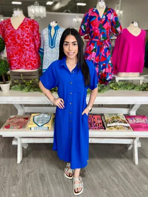CASEY ROYAL BLUE DRESS