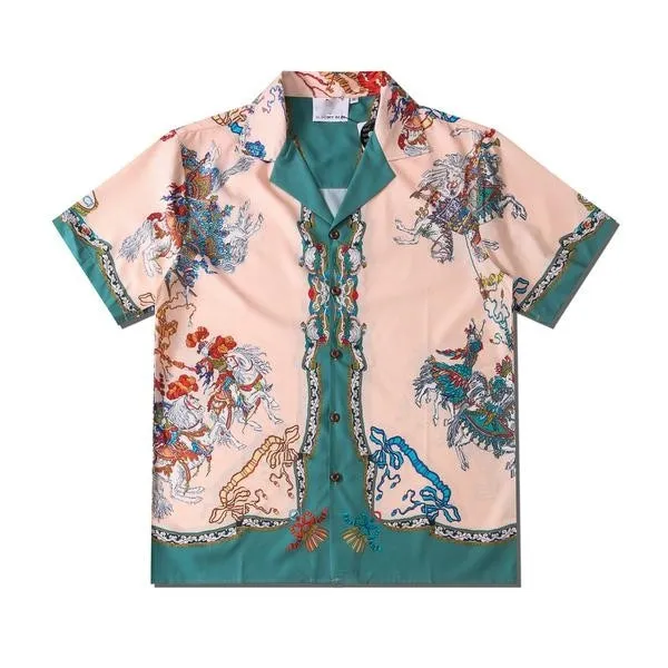 Casual Printed Modern Art Decoration Cotton Shirts