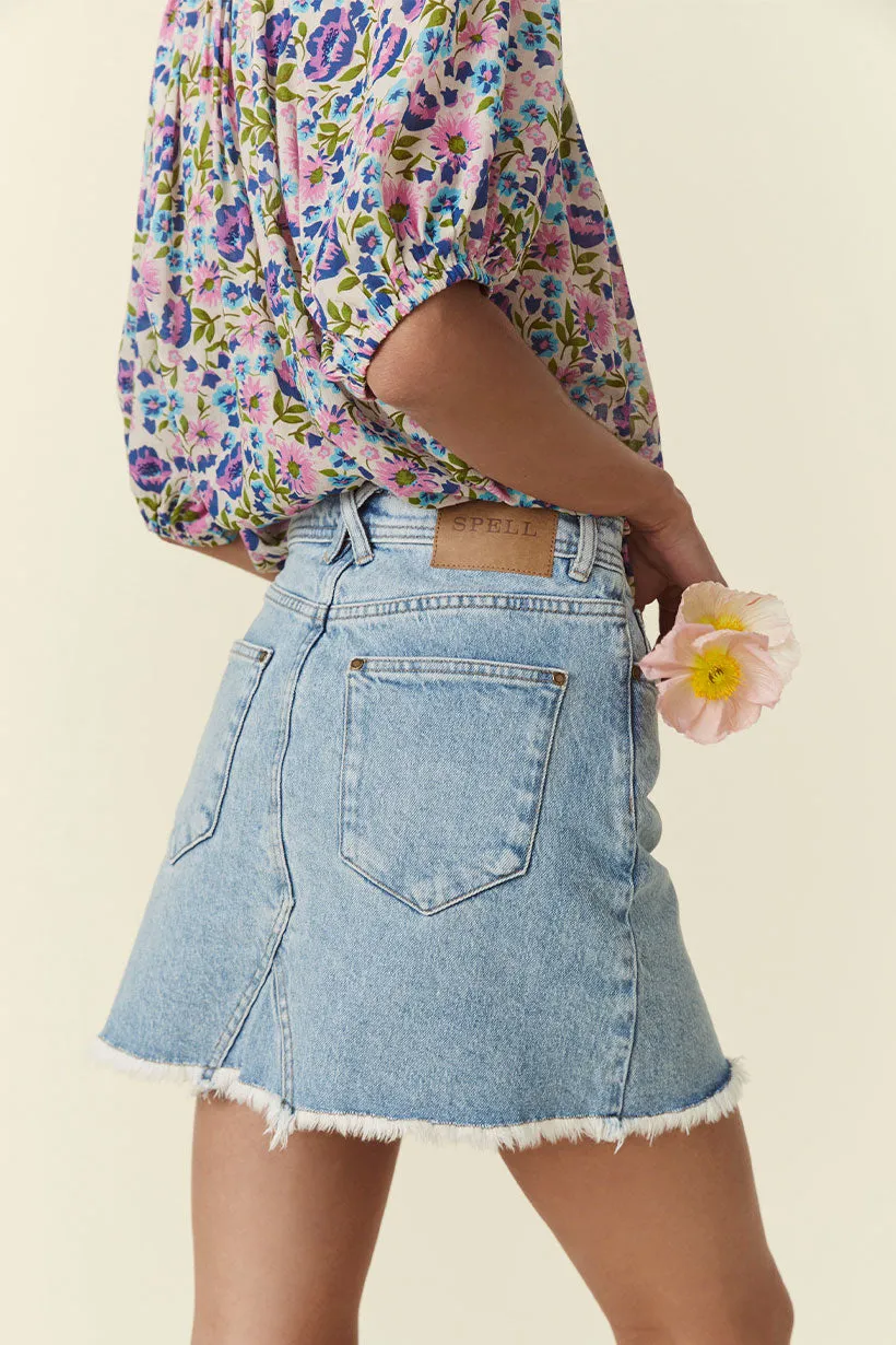 Classic Denim Mini Skirt
