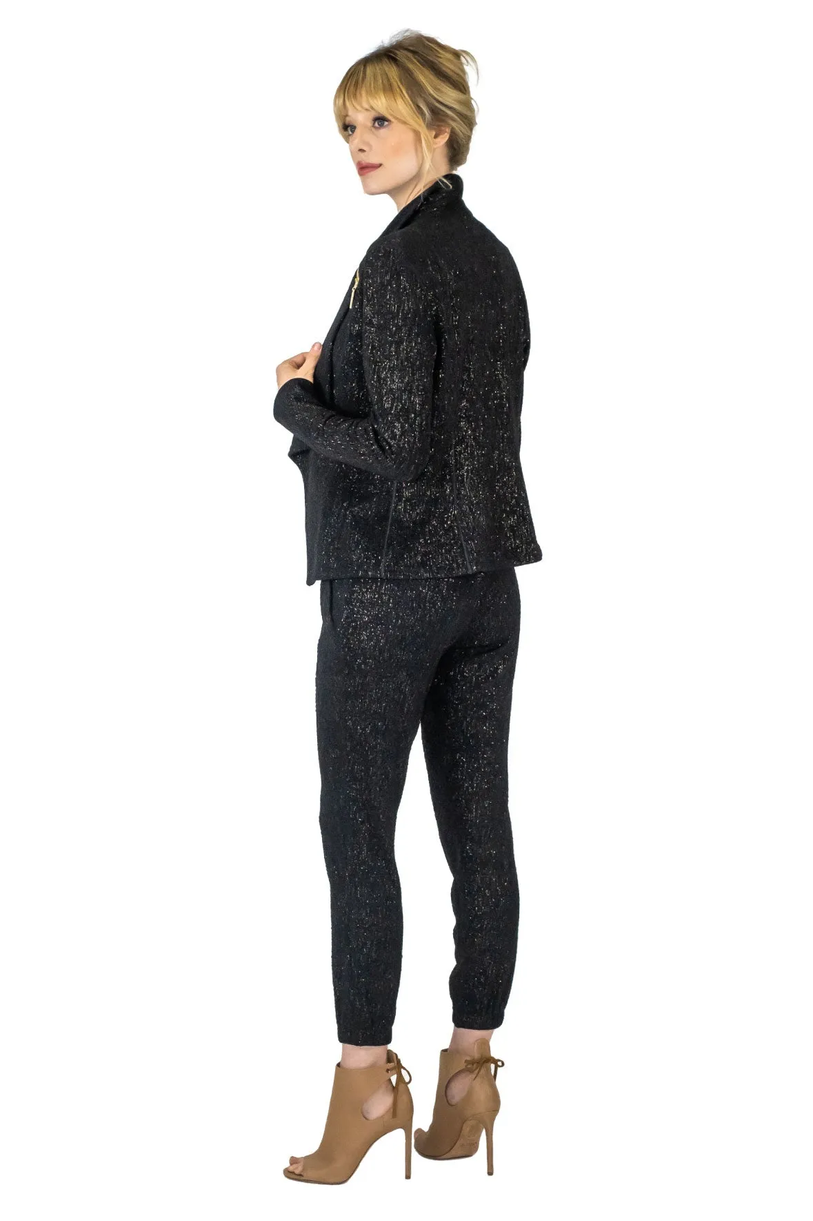 Collars with Zippers Short Jacket