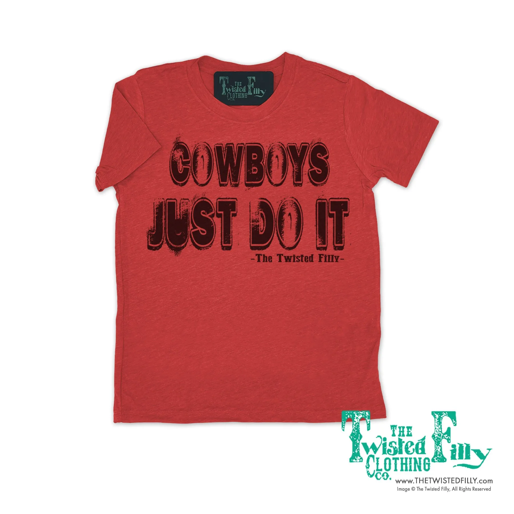 Cowboys Just Do It - S/S Mens Crew Neck Adult Tee - Assorted Colors