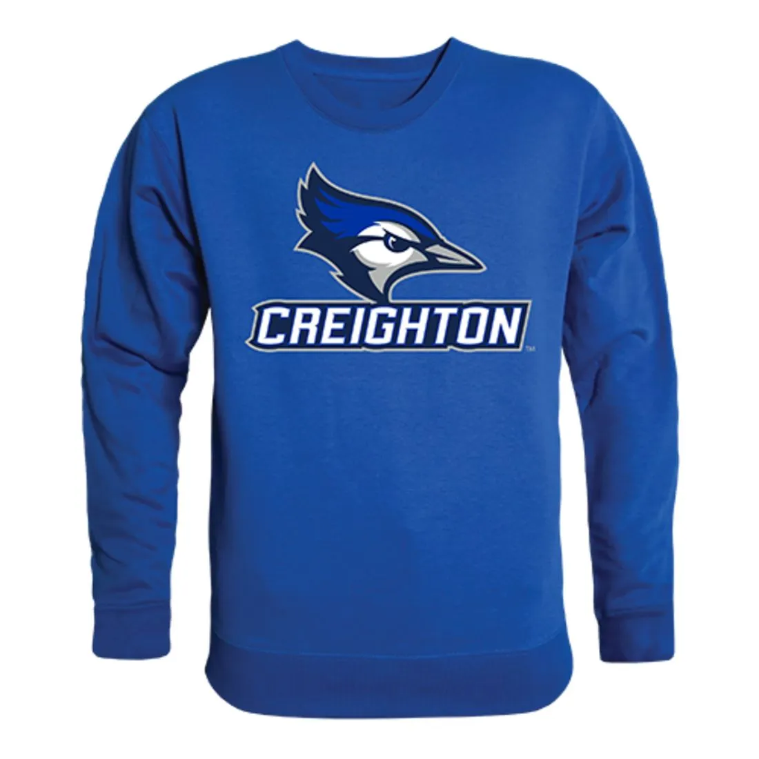 Creighton University Bluejays Crewneck Pullover Sweatshirt Sweater Royal