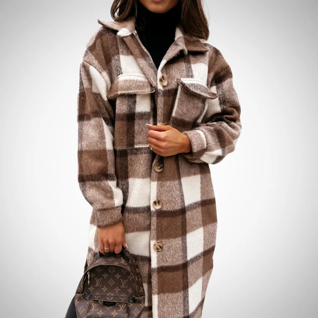 Emily cozy and chic check jacket