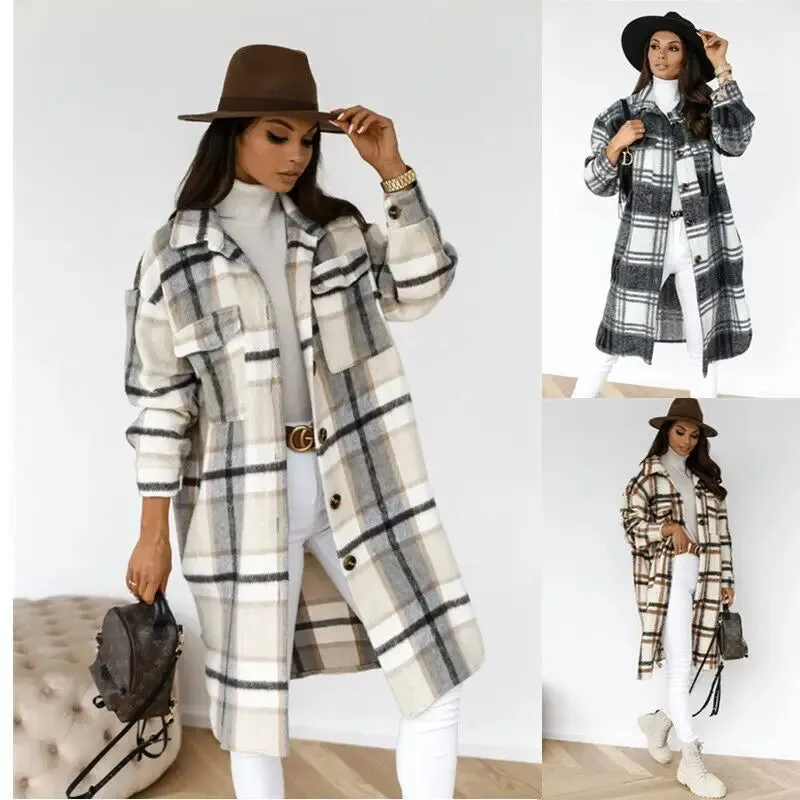 Emily cozy and chic check jacket