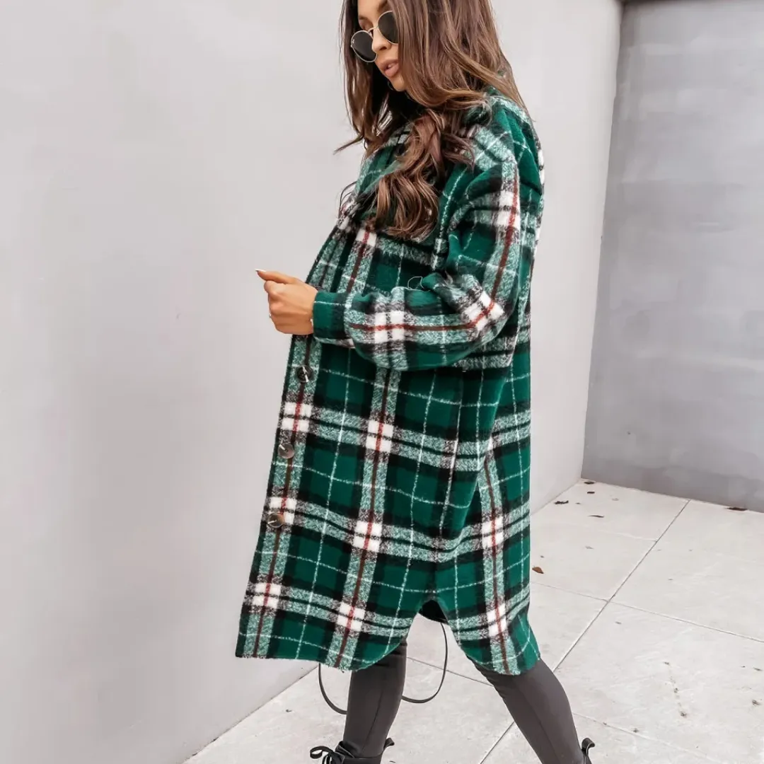 Emily cozy and chic check jacket