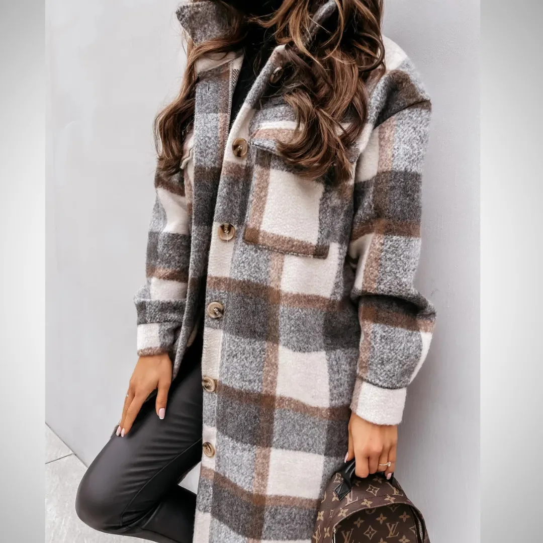 Emily cozy and chic check jacket