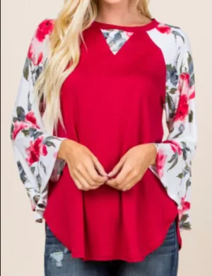 Floral blouses