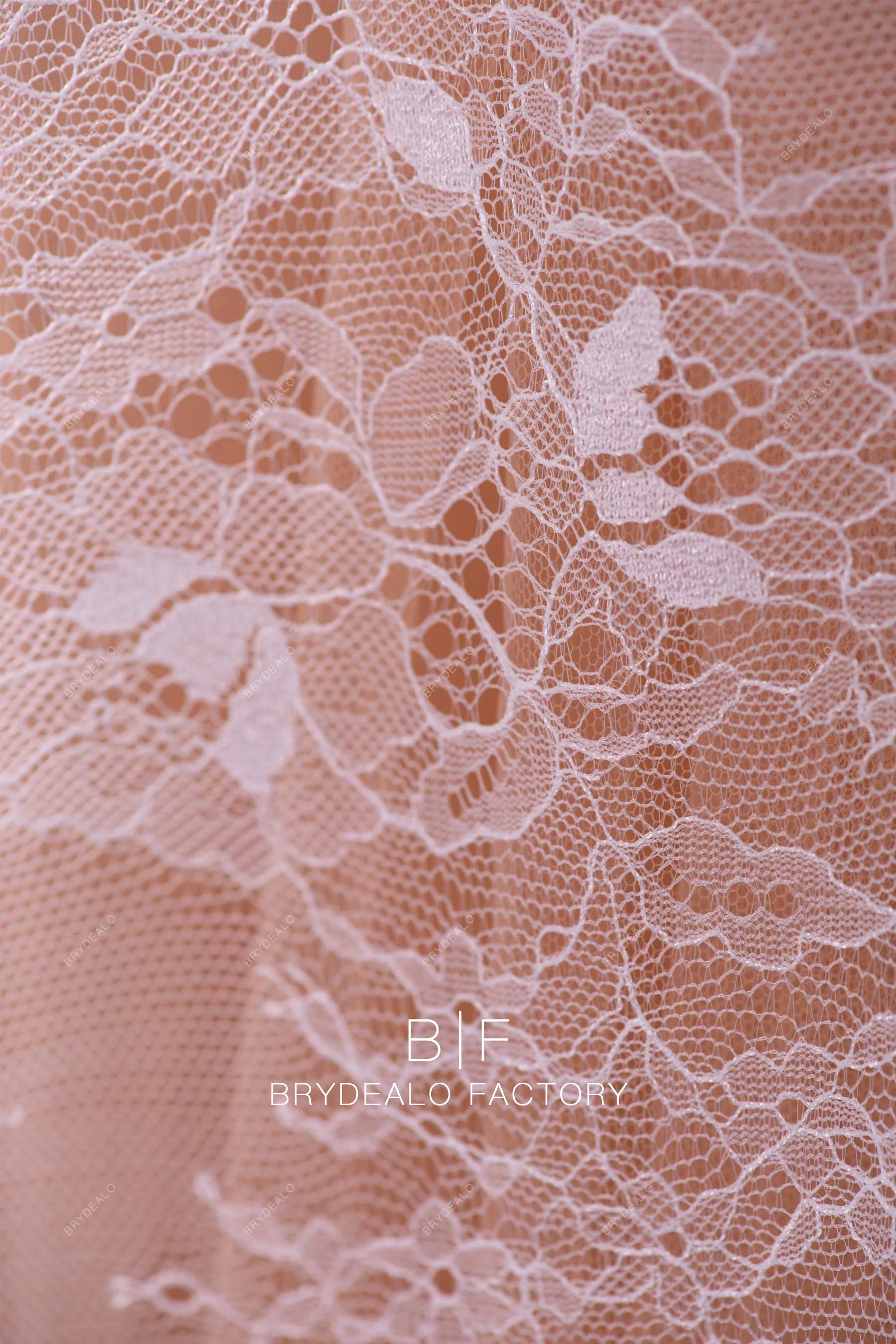 Fresh Flower Motif Warp Knitted Lace Fabric By the Yard