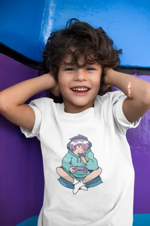 Gamer Anime Printed T-shirt for boy