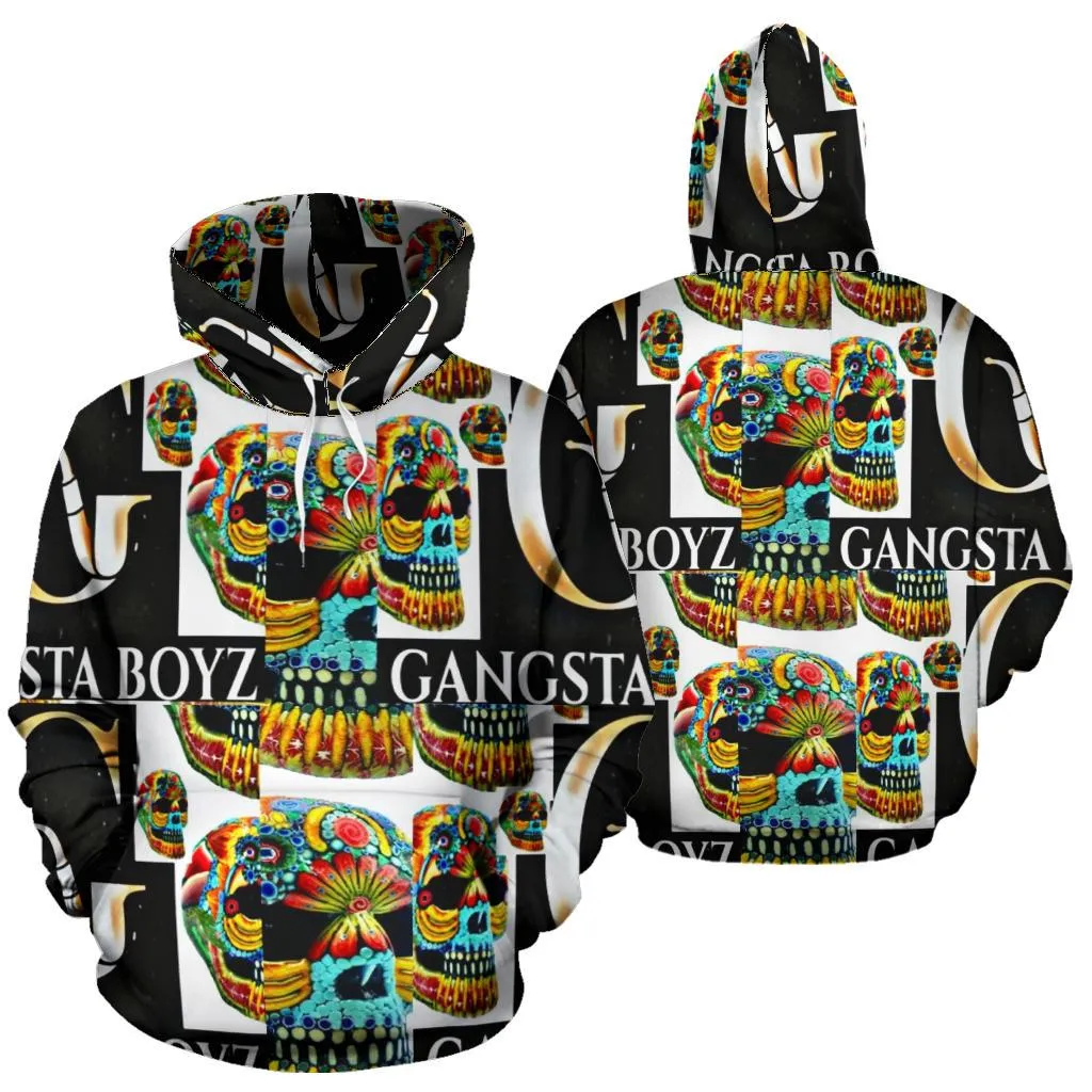 Gangsta Boyz Skull Hoodie #1