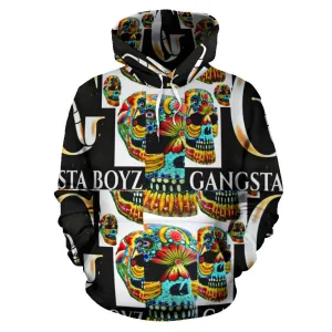 Gangsta Boyz Skull Hoodie #1