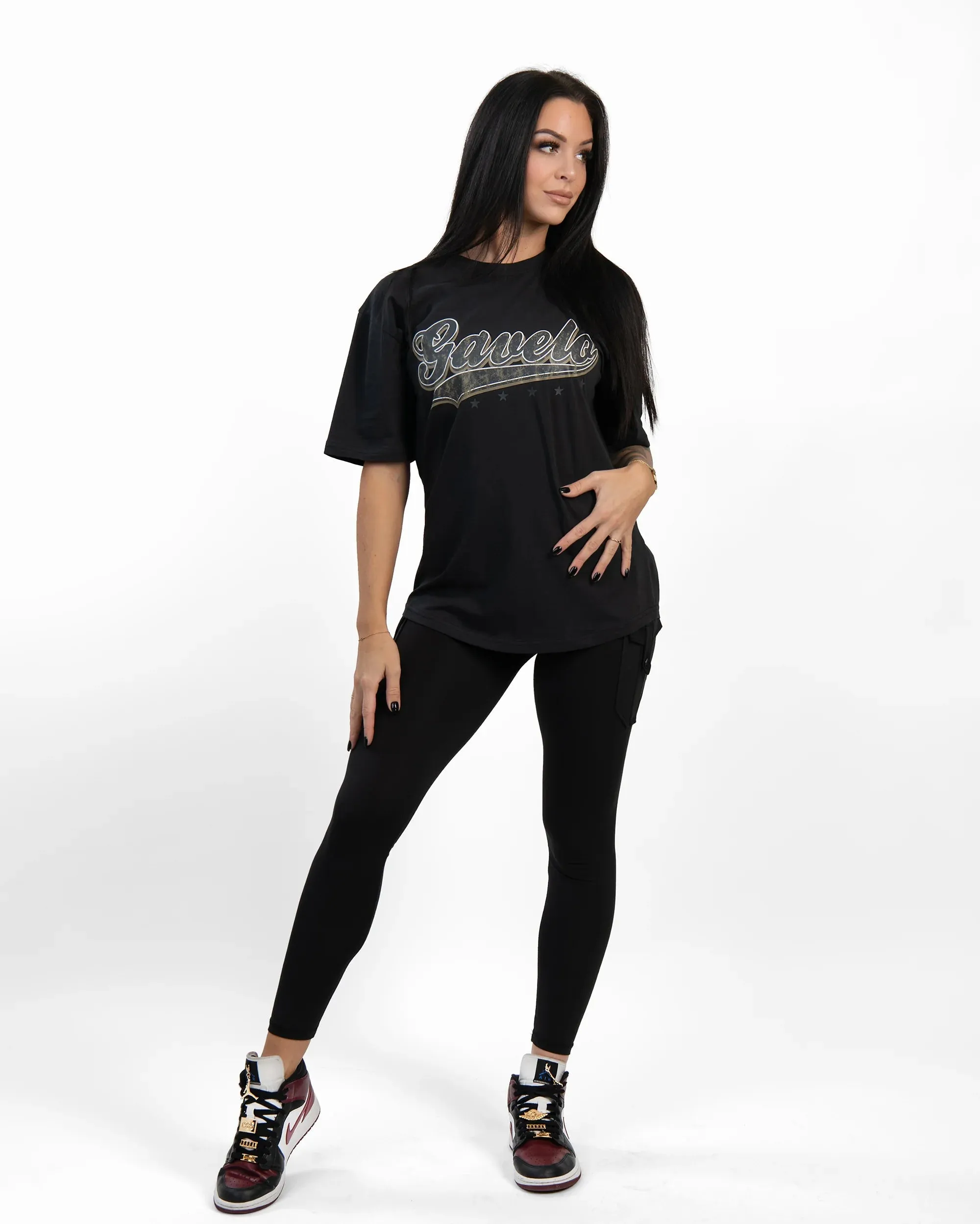 Gavelo Morro Oversized Tee - Black