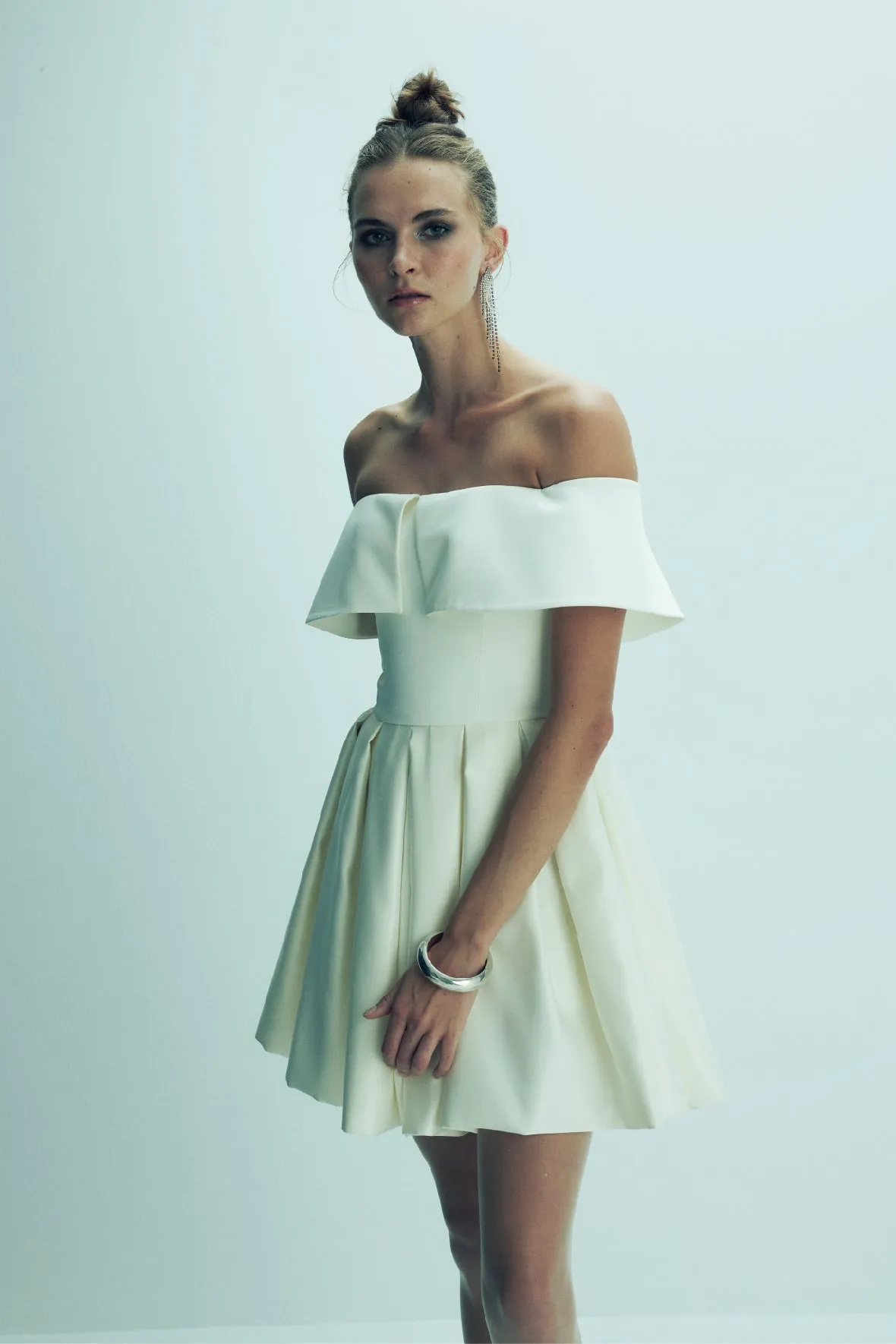 Ivy Mini Dress in Vanilla Ice