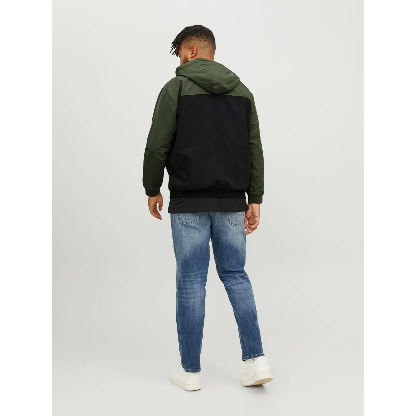 Jack & Jones Mens Rush Big & Tall Full Zip Hoodie