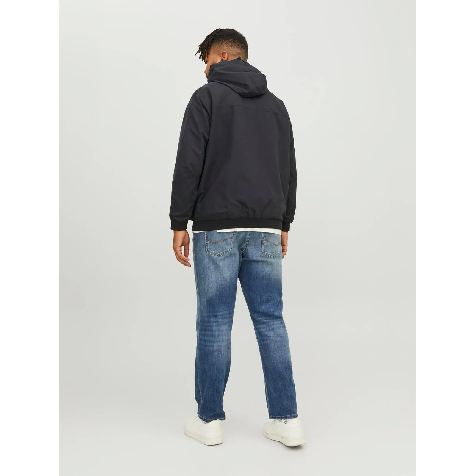 Jack & Jones Mens Rush Big & Tall Full Zip Hoodie