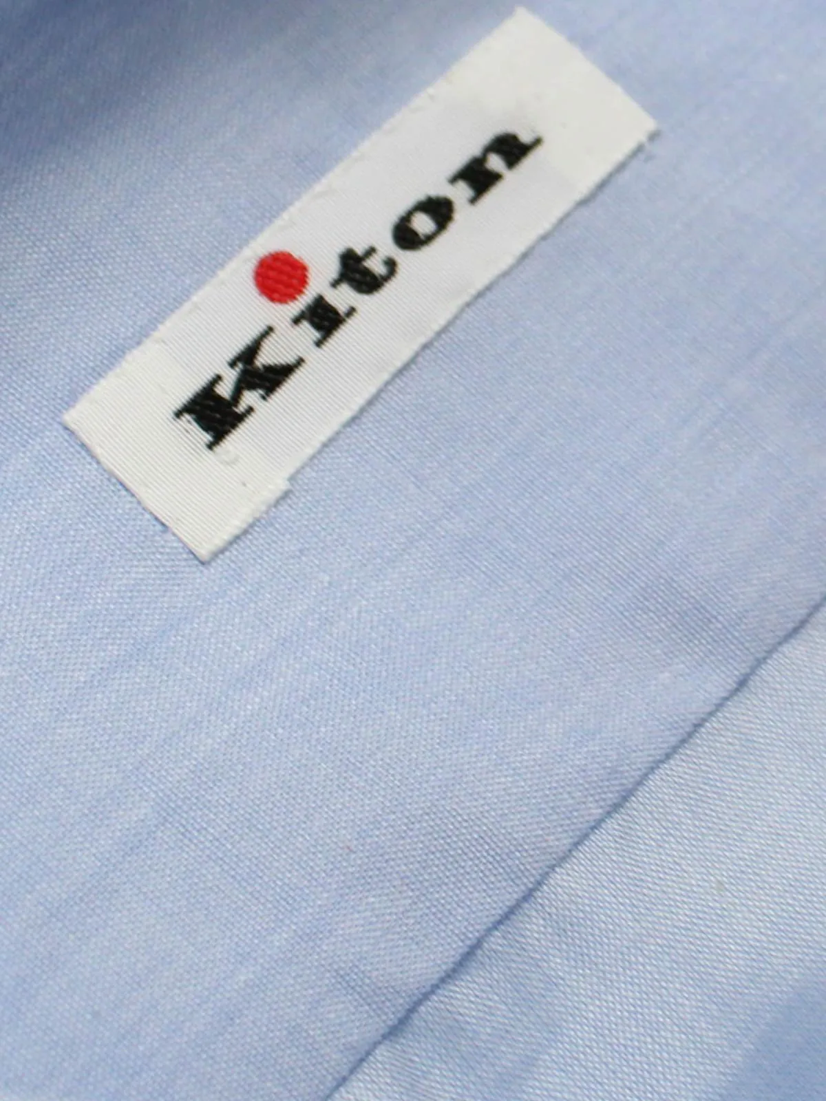 Kiton Dress Shirt Blue 39 - 15 1/2 SALE