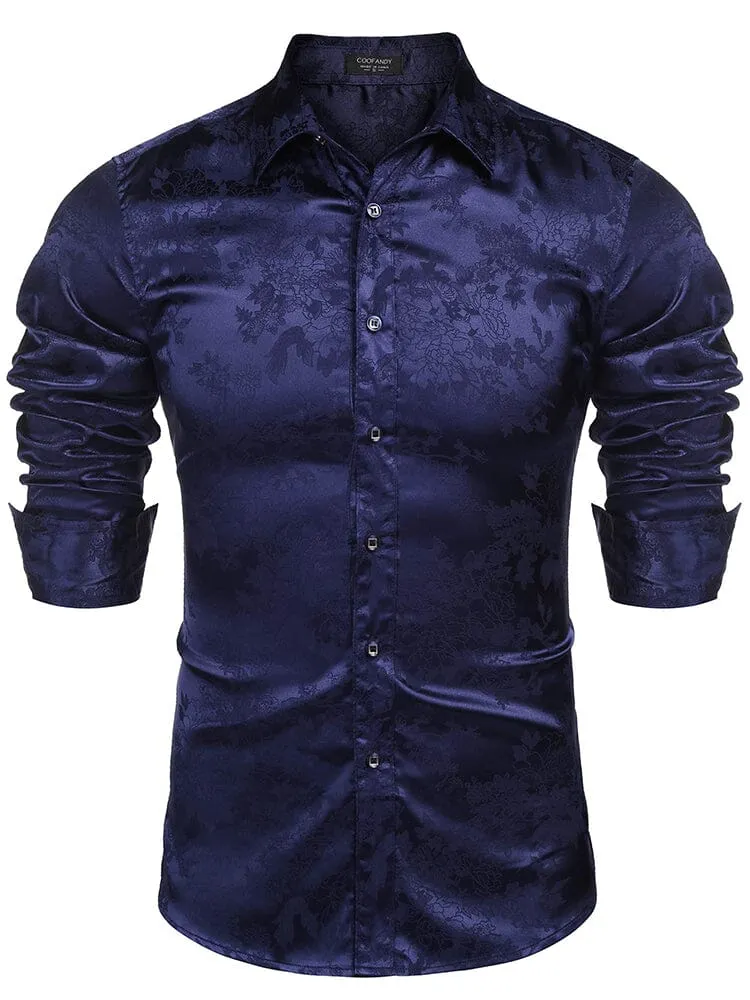 Modern Silk Stain Dress Shirts (US Only)