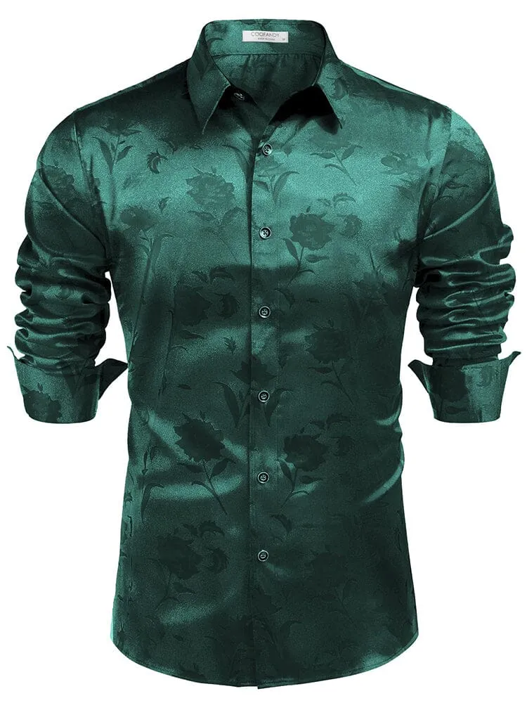 Modern Silk Stain Dress Shirts (US Only)
