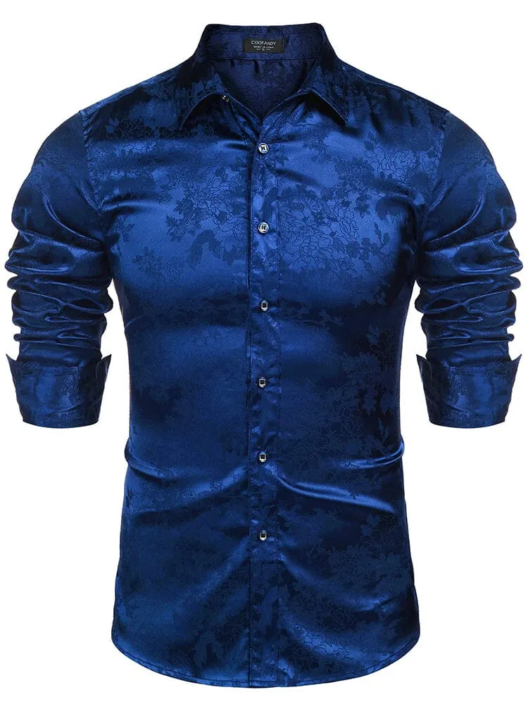 Modern Silk Stain Dress Shirts (US Only)