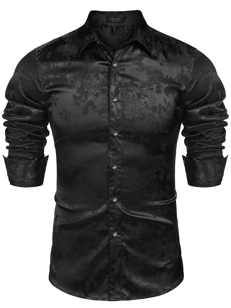 Modern Silk Stain Dress Shirts (US Only)
