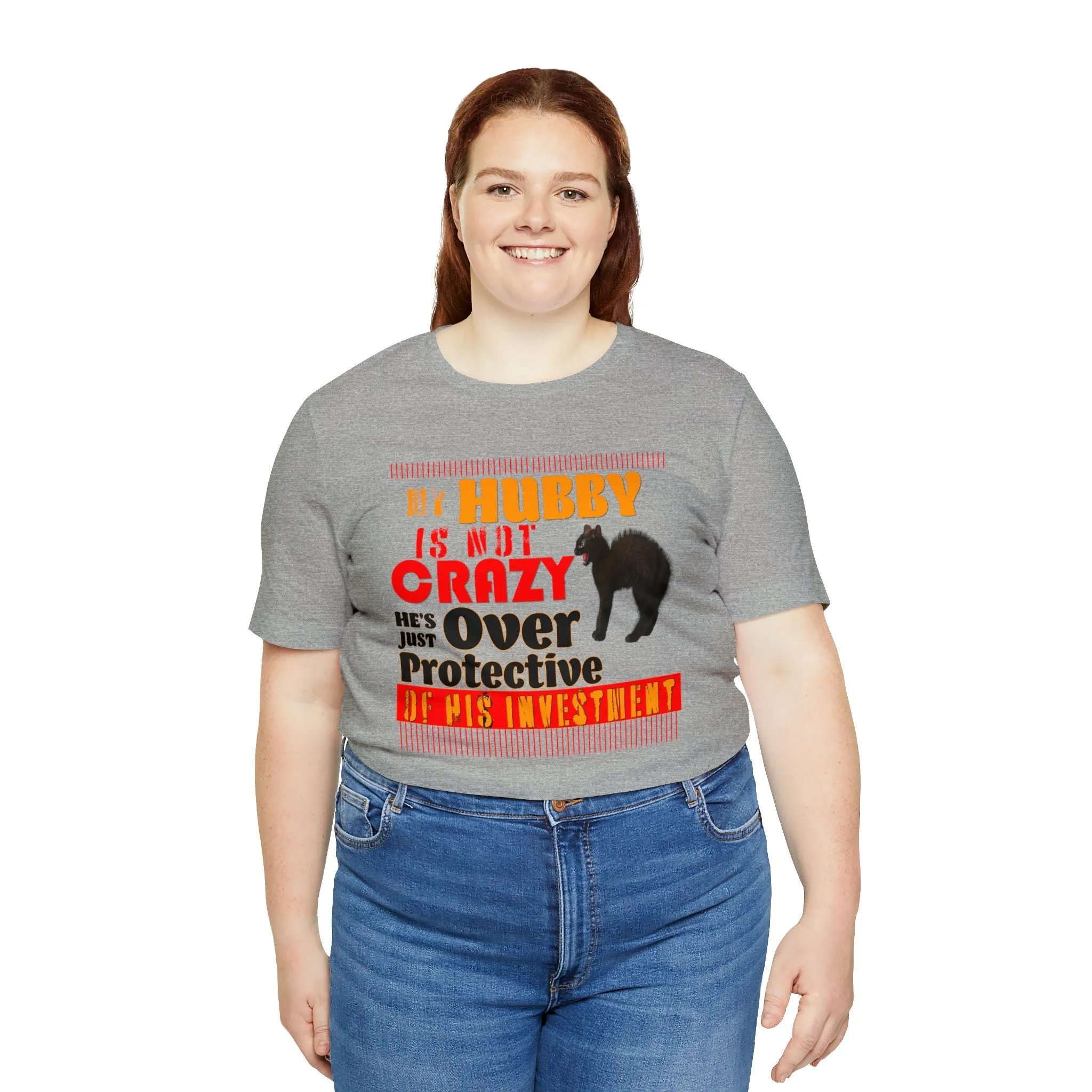 My Hubby Crazy Husband | Overprotective Etsy T-Shirt | M23 T-shirt Designs Cute Graphics Summer Beach tees