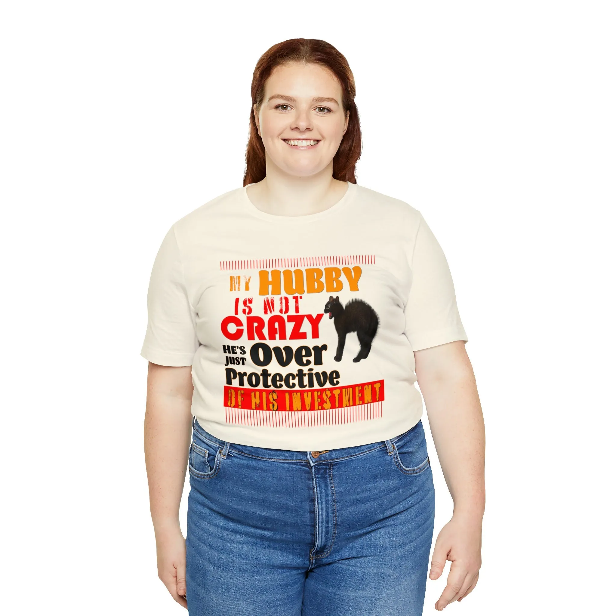 My Hubby Crazy Husband | Overprotective Etsy T-Shirt | M23 T-shirt Designs Cute Graphics Summer Beach tees