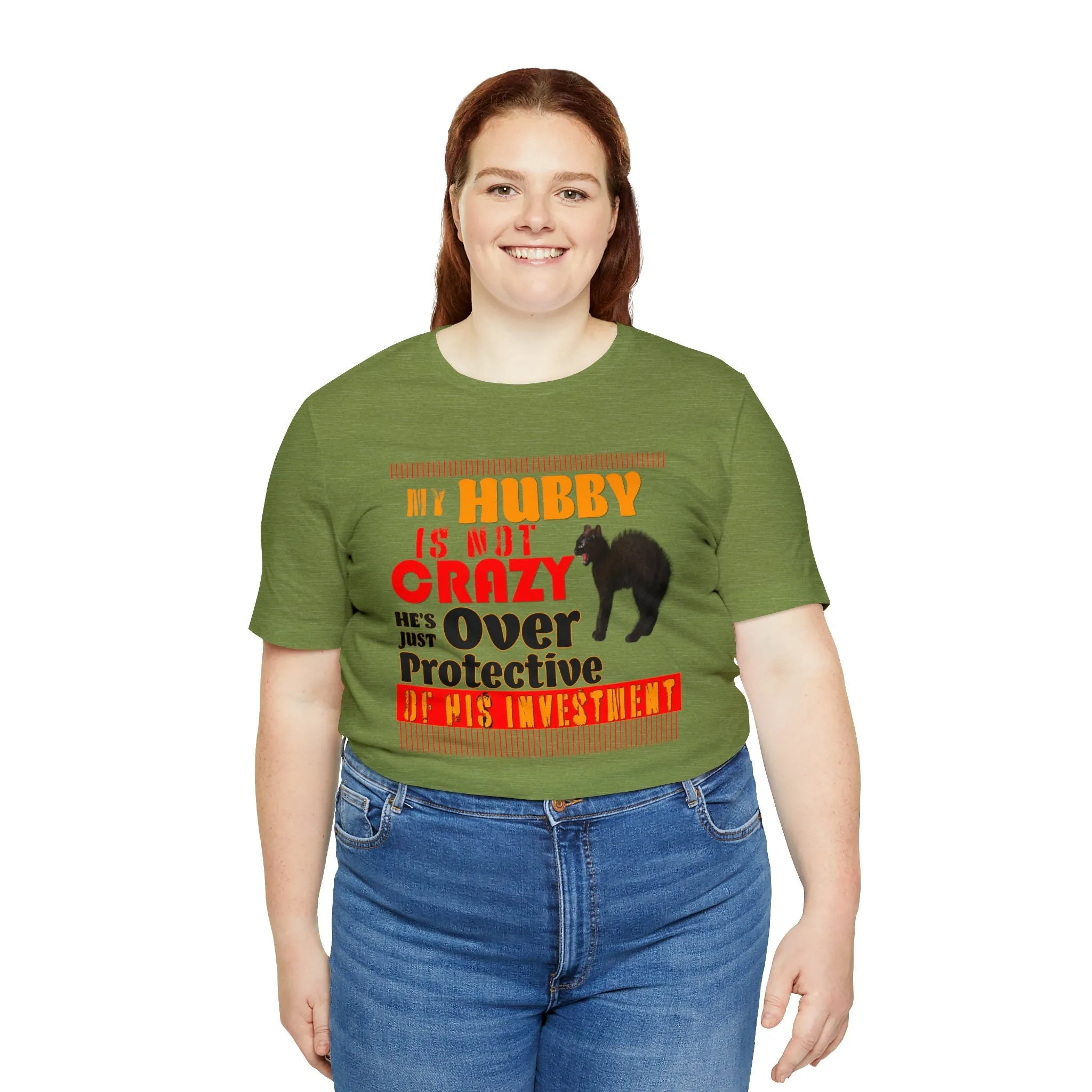 My Hubby Crazy Husband | Overprotective Etsy T-Shirt | M23 T-shirt Designs Cute Graphics Summer Beach tees