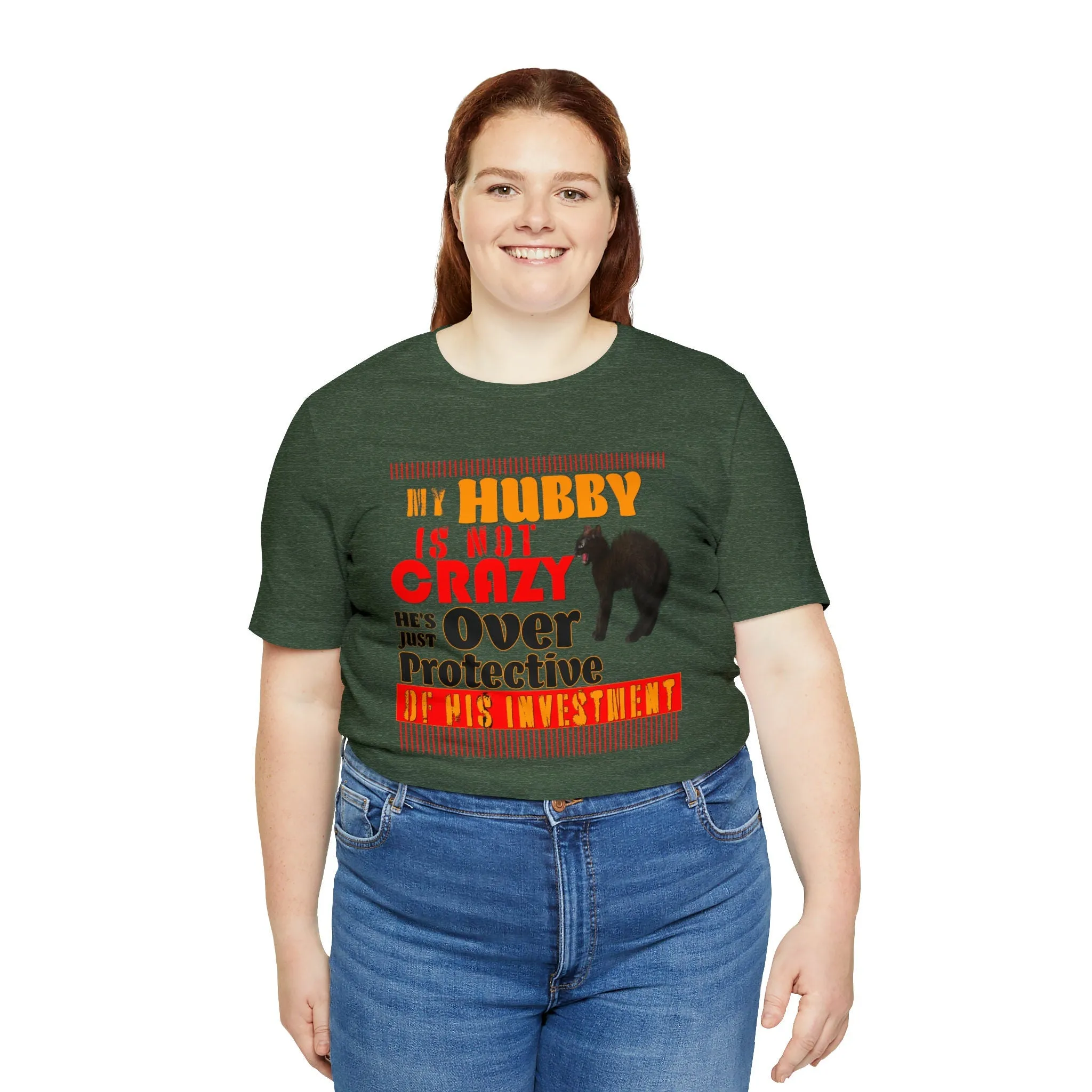 My Hubby Crazy Husband | Overprotective Etsy T-Shirt | M23 T-shirt Designs Cute Graphics Summer Beach tees