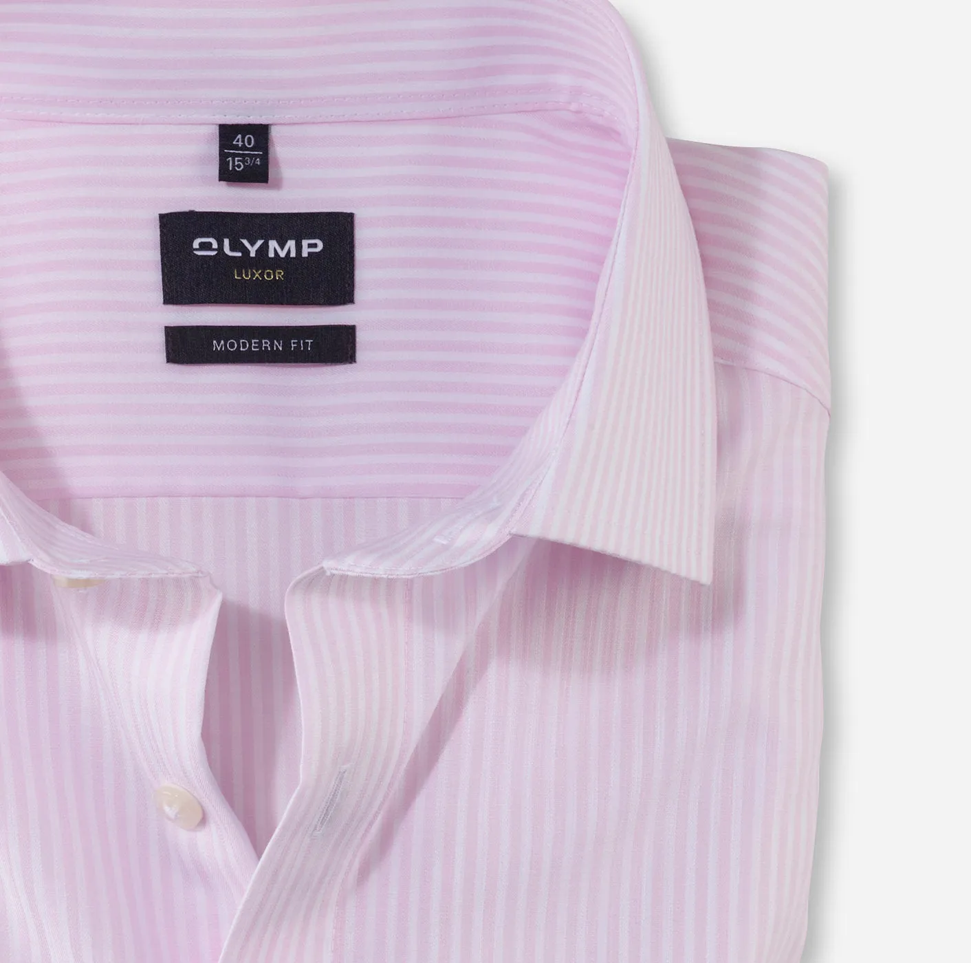 OLYMP -  Modern Fit, Light Rose Stripe