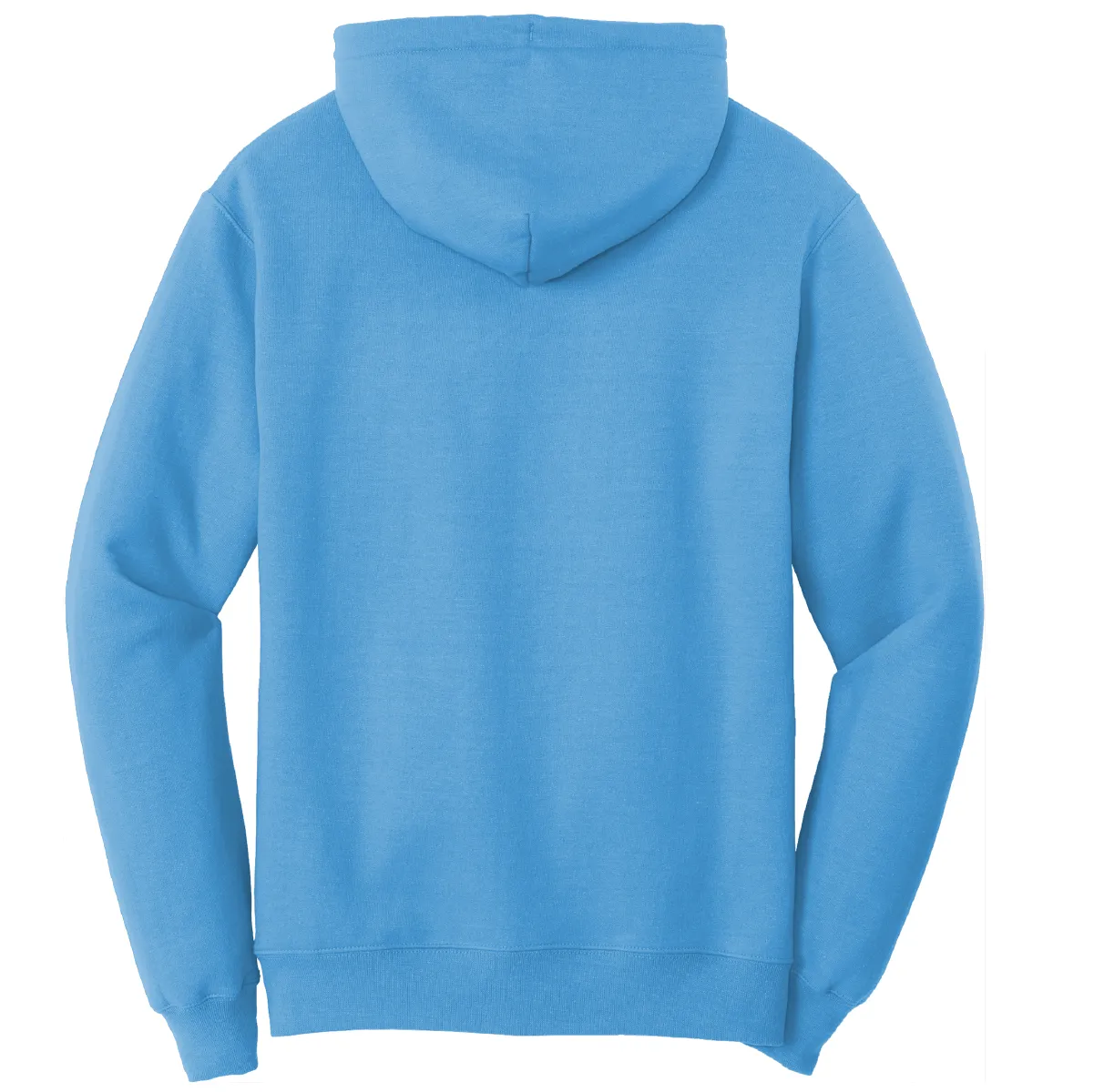 Orange and Blue Cotton Hoodie