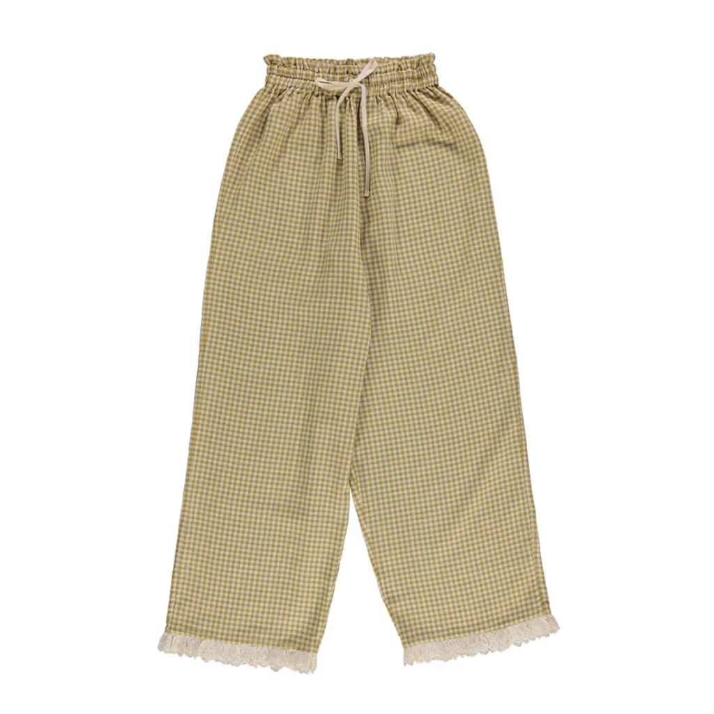 Pants Loulou Mustard Vichy