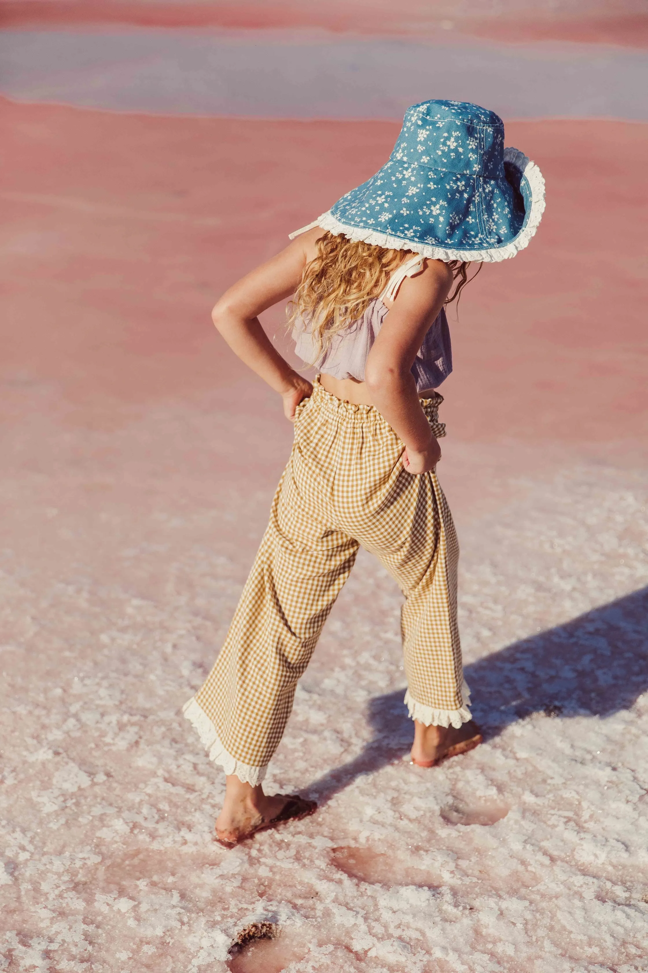 Pants Loulou Mustard Vichy